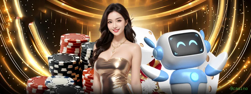 Conta 8casino sincronizada site e app